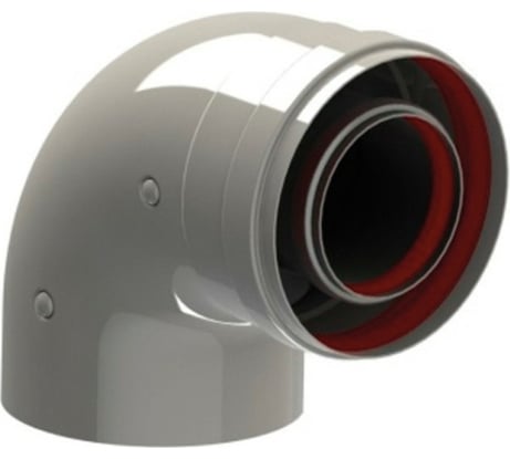 Коаксиальное промежуточное колено BaltGaz (60/100 мм; 90°) 31074