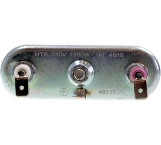 ТЭН ИТАТЭН ИТА 1900W, L175 мм, R15, M120, K2, прямой, нержавеющая сталь, 230V 46117