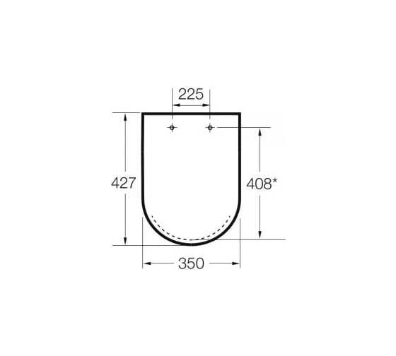 Сиденье и крышка для напольного унитаза ROCA GAP CLEAN RIM дюропласт, белое 7801730004