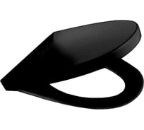 Сиденье и крышка для унитаза ROCA VICTORIA NORD дюропласт, черное ZRU9000102