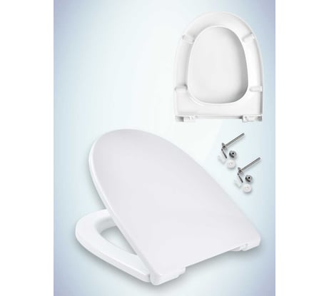 Сиденье с крышкой MKW Лига стальное крепление (на Santek Лига) 4680000931083