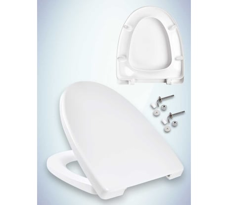 Сиденье с крышкой MKW Полар стальное крепление (на Santek Полар) 4680000930536