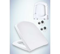 Сиденье с крышкой MKW Kari DP SC, с микролифтом, быстросъемное (на Cersanit Karina) 4680000931113
