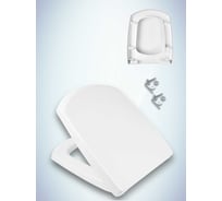 Сиденье с крышкой MKW KARI DP, стальное крепление (на Cersanit Karina) 4680000931151