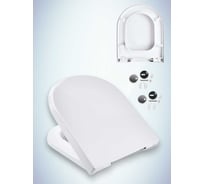 Сиденье с крышкой MKW Fiedel PD SC, с микролифтом, быстросъемное 4680000931014