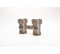 Узел для нижнего подключения радиатора PROEXPERT H-образный, 3/4"x3/4", прямой, под евроконуса, без ниппелей 01050102