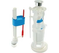 Арматура для бачка АНИ Пласт набор нижняя подводка, хромированная кнопка, 2 режима эконом WC3550С 023-4048