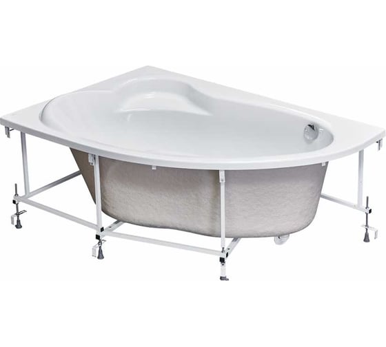 Монтажный комплект для ванны ROCA LUNA 170x115 см, рама, слив-перелив с сифоном, крепеж к стене, крепеж панели 724F185000