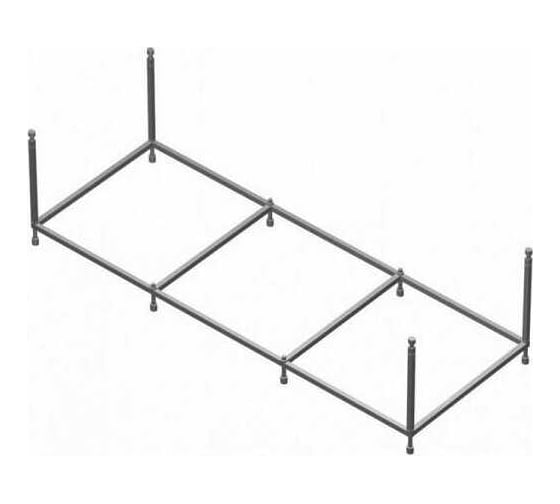 Монтажный комплект для ванны ROCA EASY 180x80 см, рама, слив-перелив с сифоном, крепеж к стене, крепеж панели 725P028000
