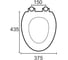 Сиденье для унитаза DinoPlast Pole 802-10 8