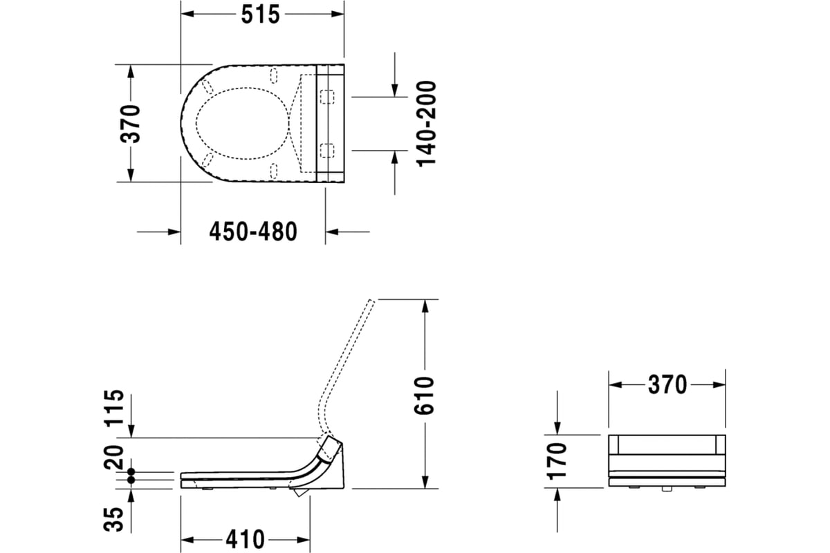 610001002000300 sensowash сиденье для унитаза starck c со скрытым подключением ac 220 240v 50hz