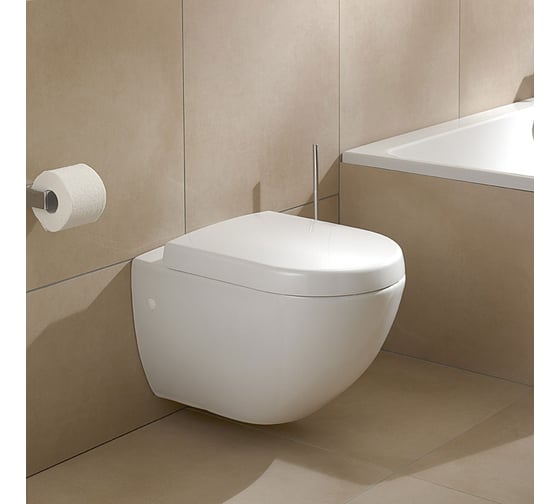 Крышка-сиденье для унитаза Villeroy & Boch с функцией Quick Release и Soft 00000040308 9M66S101
