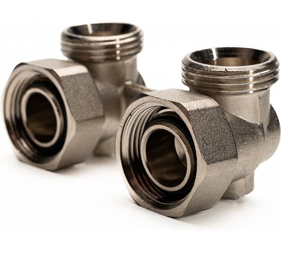 Узел для нижнего подключения радиатора PROEXPERT H-образный, 3/4"x3/4", угловой, под евроконуса, без ниппелей 01050104 1