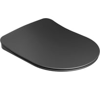 Сиденье для унитаза RAVAK Uni Chrome Flat черное X01795