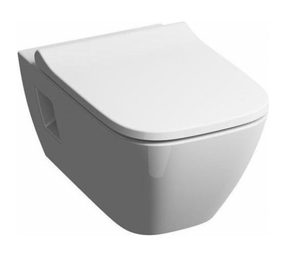 Сиденье для унитаза GEBERIT 500.237.01.1 Smyle Square антибактериальное, SoftClose 00000069253