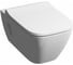 Сиденье для унитаза GEBERIT 500.237.01.1 Smyle Square антибактериальное, SoftClose 00000069253 2