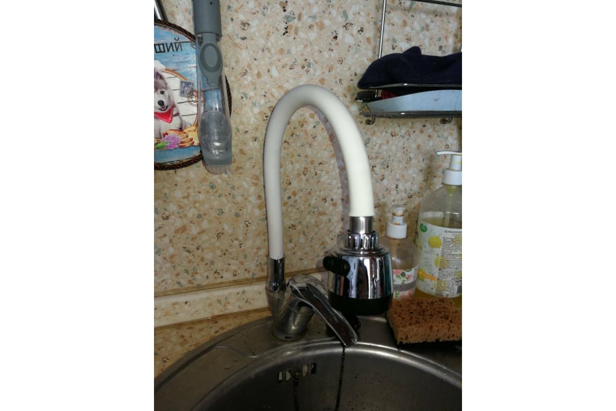 Гибкий излив MELODIA белый 49 мм 34323 - выгодная цена, отзывы ...