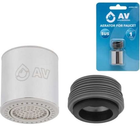 Аэратор для смесителя AV Engineering вн. с переходом, AVSSS-122
