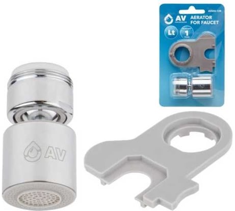 Аэратор подвижный для смесителя AV Engineering  нар. с ключом, AVSSS-128
