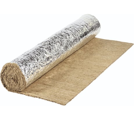 Огнезащитный базальтовый материал ВЗТМ ОБМ 5 фольгированный 6м2 5ф-6м2 (21)