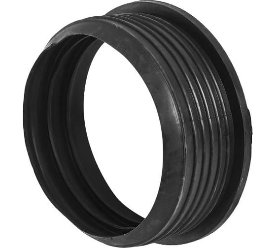 Переходная манжета ДТРД D110x123 трехлепестковая черная 1-0016ДТРД 1