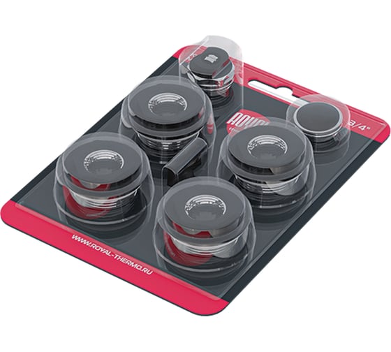 Комплект монтажный ROYAL THERMO 1x3/4 черный НС-1614228