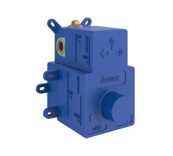 Рабочее тело смесителя скрытого монтажа RAVAK R-box RB 07C.50 (для ES 063, ES 067) Termo X070232