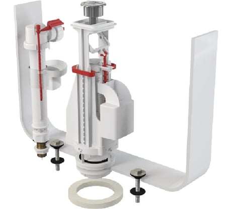 Выпускной комплект Alca Plast SA08ASK 1/2 CHROM с двойной кнопкой 00022203