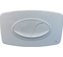 Панель механическая двойная OLI ORIENT пластик, белая для бачков GIADA 635161