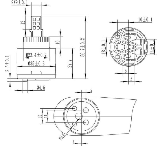 Картридж для смесителя Savol S-FX01