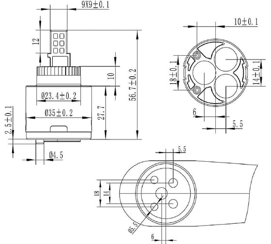 Картридж для смесителя Savol S-FX11