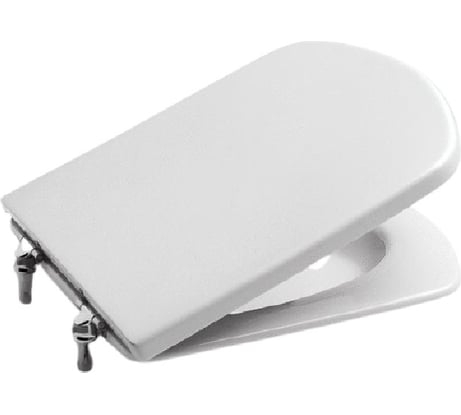 Сиденье с крышкой к компакту DAMA SENSO Roca микролифт, быстросъемное, дюропласт Россия 00026848