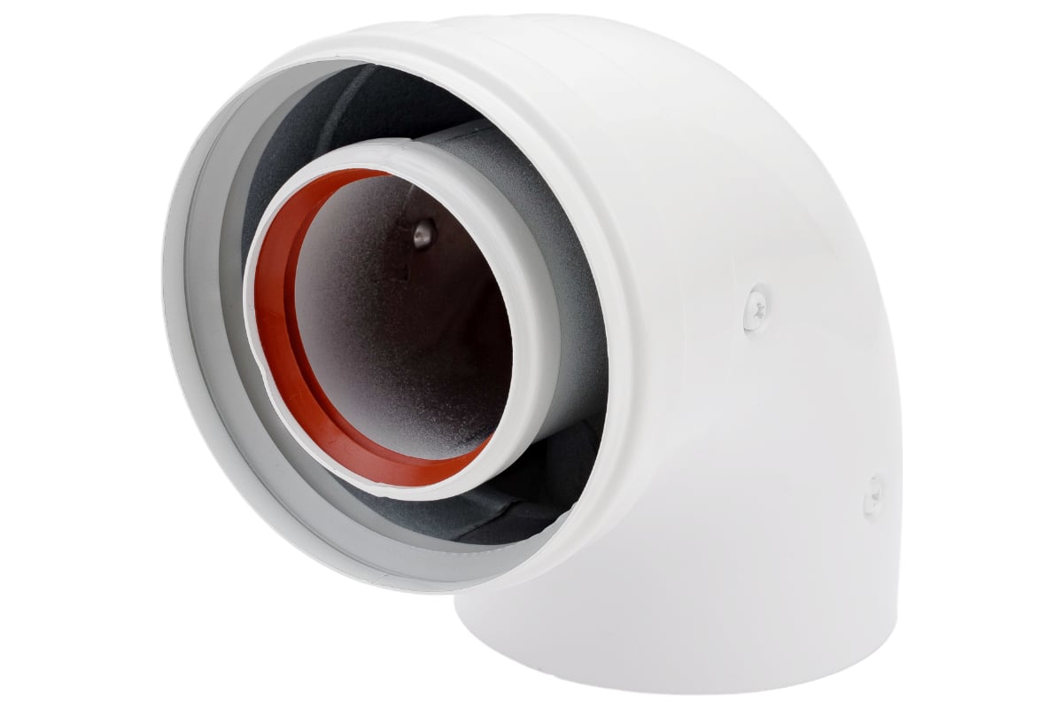 Коаксиальный отвод Baxi 90 градусов, диаметр 60/100 мм KHG71410141 ...