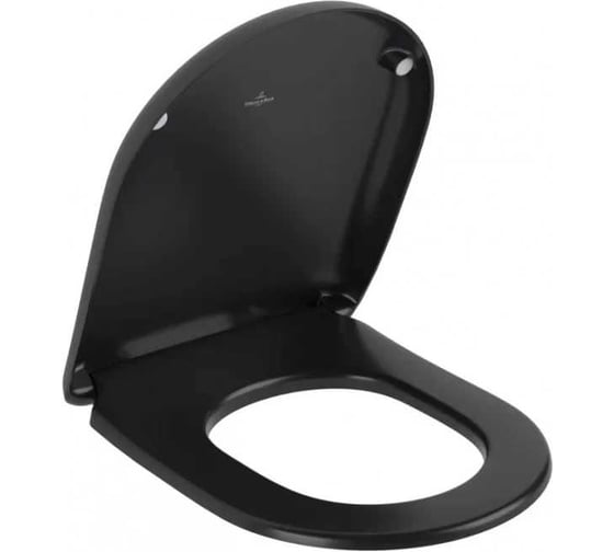 Крышка-сиденье для унитаза Villeroy & Boch Antao цвет Pure Black 8M67 S1 R7 00337435
