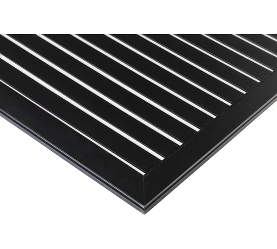 Экран для радиатора реечный Стильный Дом DE LUXE Глория 150x60см, черный v532051