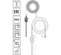 Погружной кабельный датчик температуры жидкости Завод RGP 80 мм, G1/2" TU-D12 PT1000