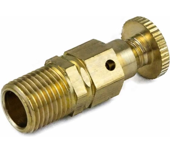 Кран Маевского Aquasfera латунь, Ду10 М10х1,0 Ру10 р/р., ручной 5006-01 019-0712