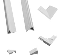 Комплект декоративных планок для поддонов ALTASAN белый KDP140