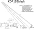Комплект декоративных планок для ванн и поддонов ALTASAN черный KDP195black 2