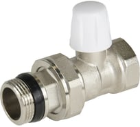 Запорный клапан для радиатора СТМ прямой (с уплотнительным кольцом) 1/2" CTM ТЕРМО CARSVLS12