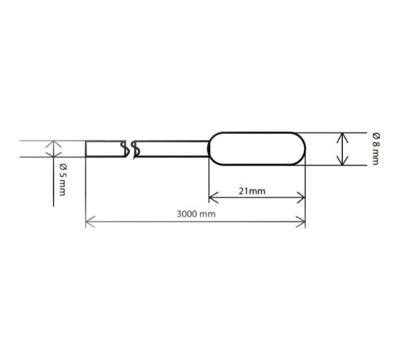 Датчик теплого пола Salus Controls длина 3,0 м FS300