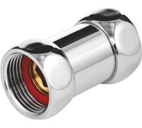 Соединитель для полотенцесушителя Aquasfera прямой, 3/4"x3/4", накидная гайка 9201-01 129-4599