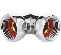 Соединитель для полотенцесушителя Aquasfera угловой, 3/4"x3/4", накидная гайка 9203-01 129-4603