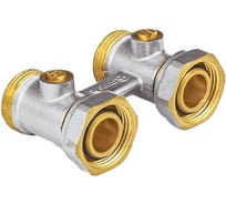 Узел нижнего подключения Aquasfera Ду20, Ру10, 3/4x3/4" ЕК, прямой, двухтрубный 5012-01 022-4836