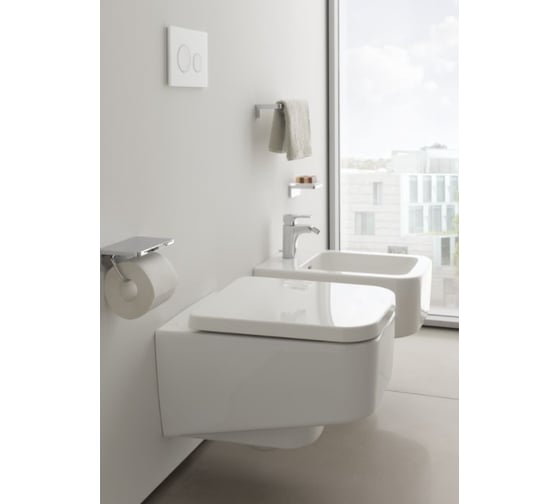 Сиденье с крышкой Laufen PRO S с механизмом мягкого закрывания микролифт 00024197 8.9196.1.000.000.1