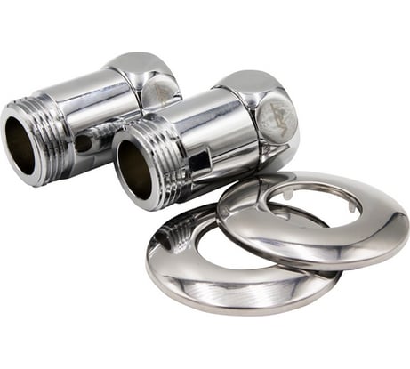 Прямое соединение для полотенцесушителя VRT 1-1, внутренняя/наружная, с отражателем, пара 534082