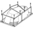 Монтажный комплект для ванны Santek ИБИЦА XL 160х100 1WH112427 00041458 2