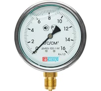 Манометр МЕТЕР ДМ 93-100-1-М Р=0..16 кгс/см2 М20x1,5 кл.1,0 с заполнением 6573