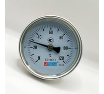 Термометр МЕТЕР ТБ-063-1 T=0..120 С L=40мм кл.2.5, с латун.гильзой G1/2 1648