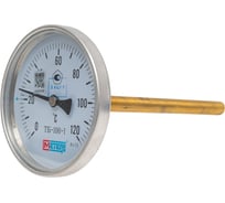 Термометр МЕТЕР ТБ-100-1 T=0..120 С L=160мм кл.1.5, с латун.гильзой G1/2 2553